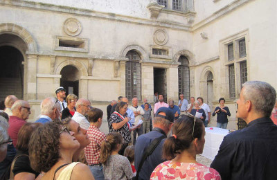 discours d'inauguration de la Mairesse Château de Varaignes