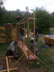 structure en bois stage construction paille