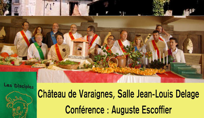 flyer de la conférence sur Escoffier