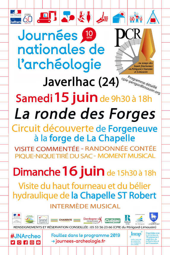 affiche du PCR pour les JNA 2019