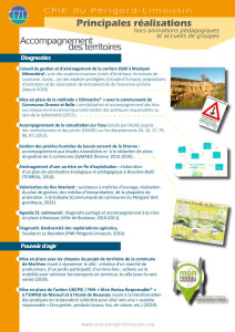 Accompagnement des territoires