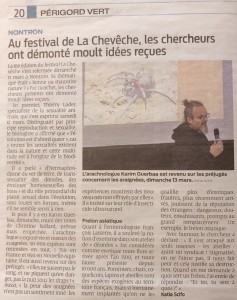 Article Sud Ouest - © Katia Scifo