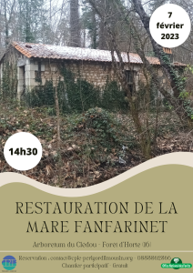 Restauration de la mare Fanfarinet