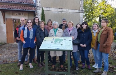 Inauguration en présence des habitants, de la mairie et des partenaires du projet