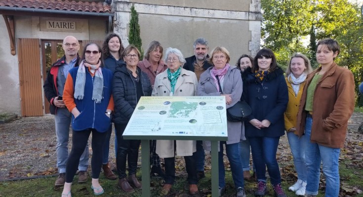 Inauguration en présence des habitants, de la mairie et des partenaires du projet