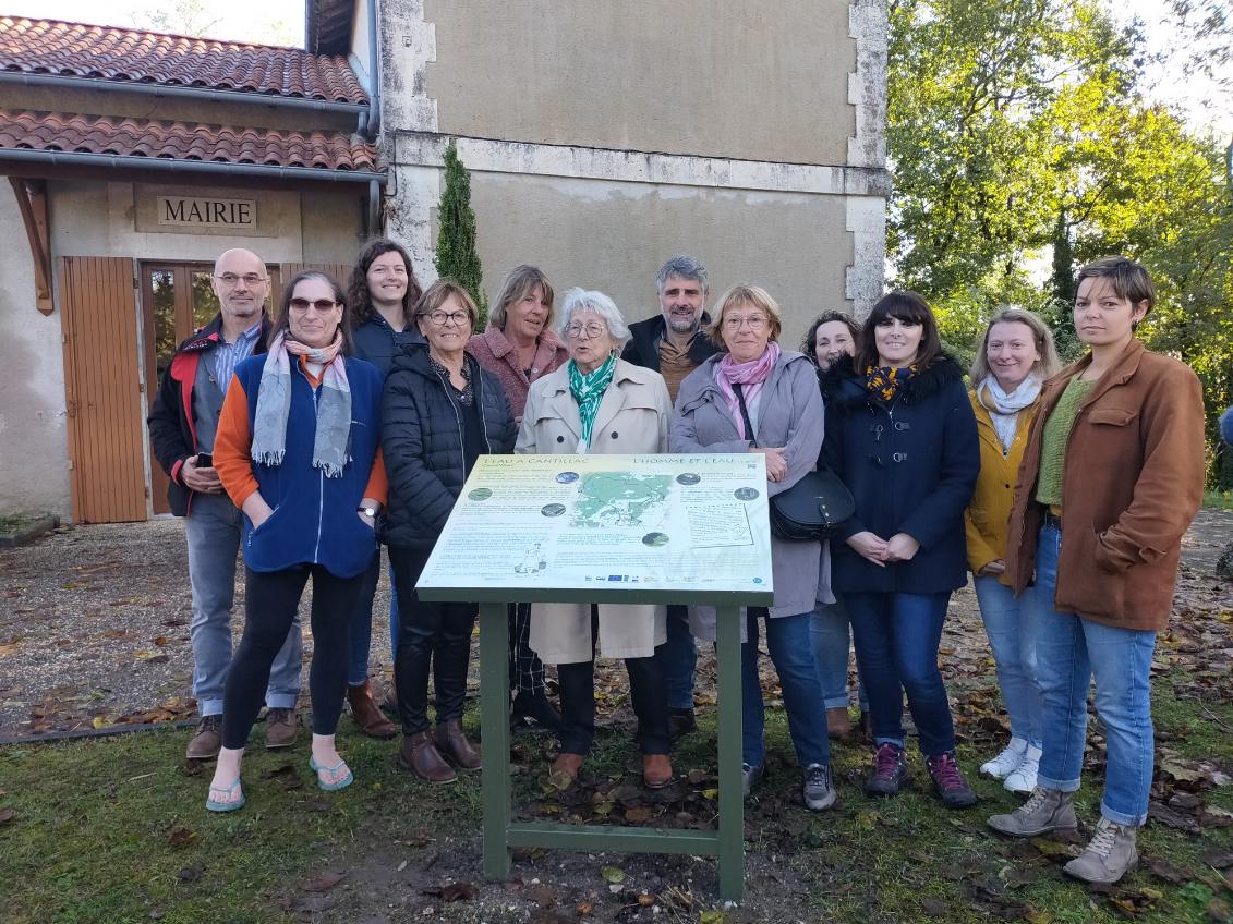 Inauguration en présence des habitants, de la mairie et des partenaires du projet