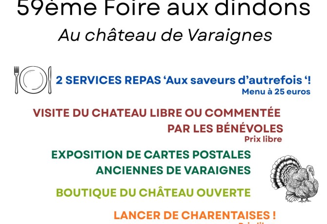 CPIE_Affiche_Foire aux dindons 2025